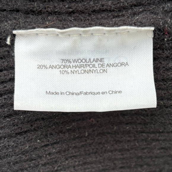 Tory Burch Madeline Black Peplum Sweater | M - Picture 5 of 6